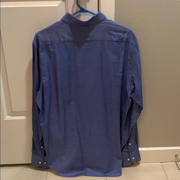 Neiman Marcus Blue Dress Shirt (Large) - Picture 6 of 6